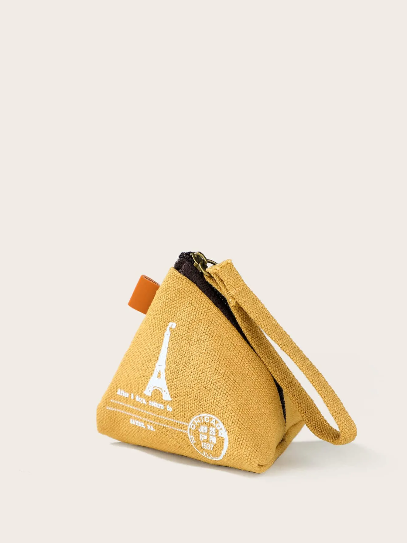 Canvas Pyramid Coin Case