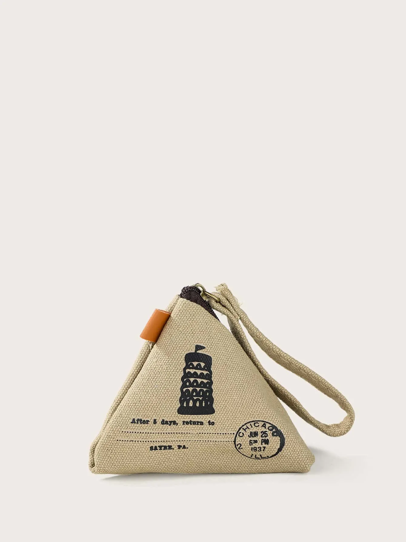 Canvas Pyramid Coin Case