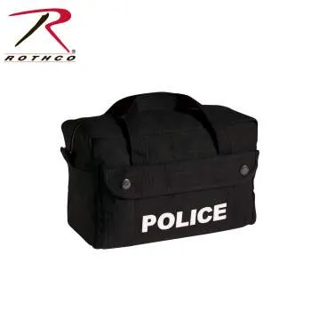 Canvas Small Black Police Logo Gear Bag