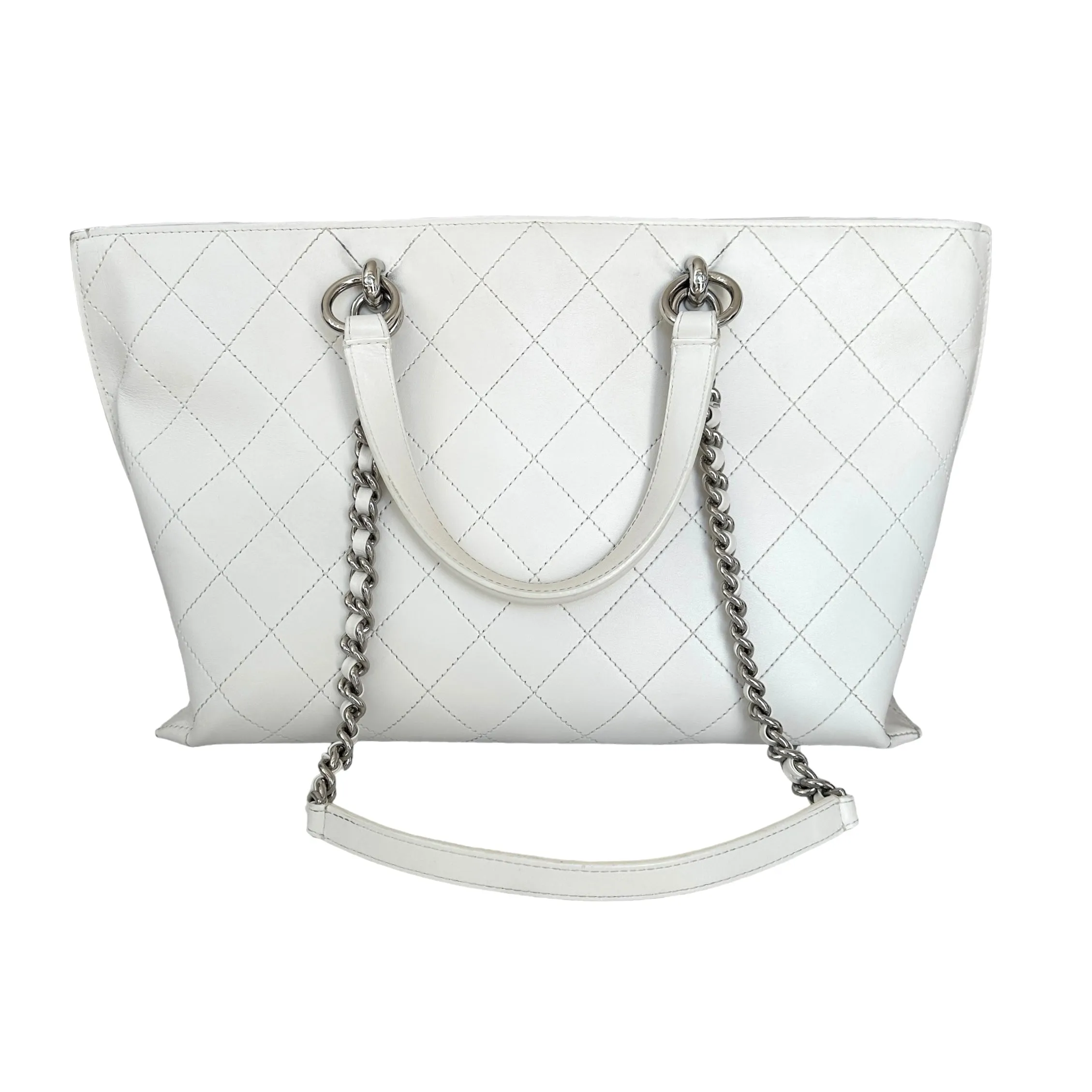 Chanel White Ring Tote