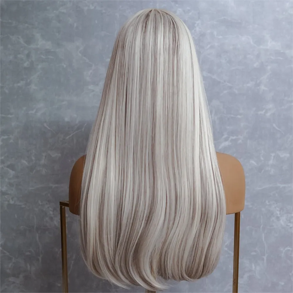 CHASE White Blonde 22" Fringe Wig