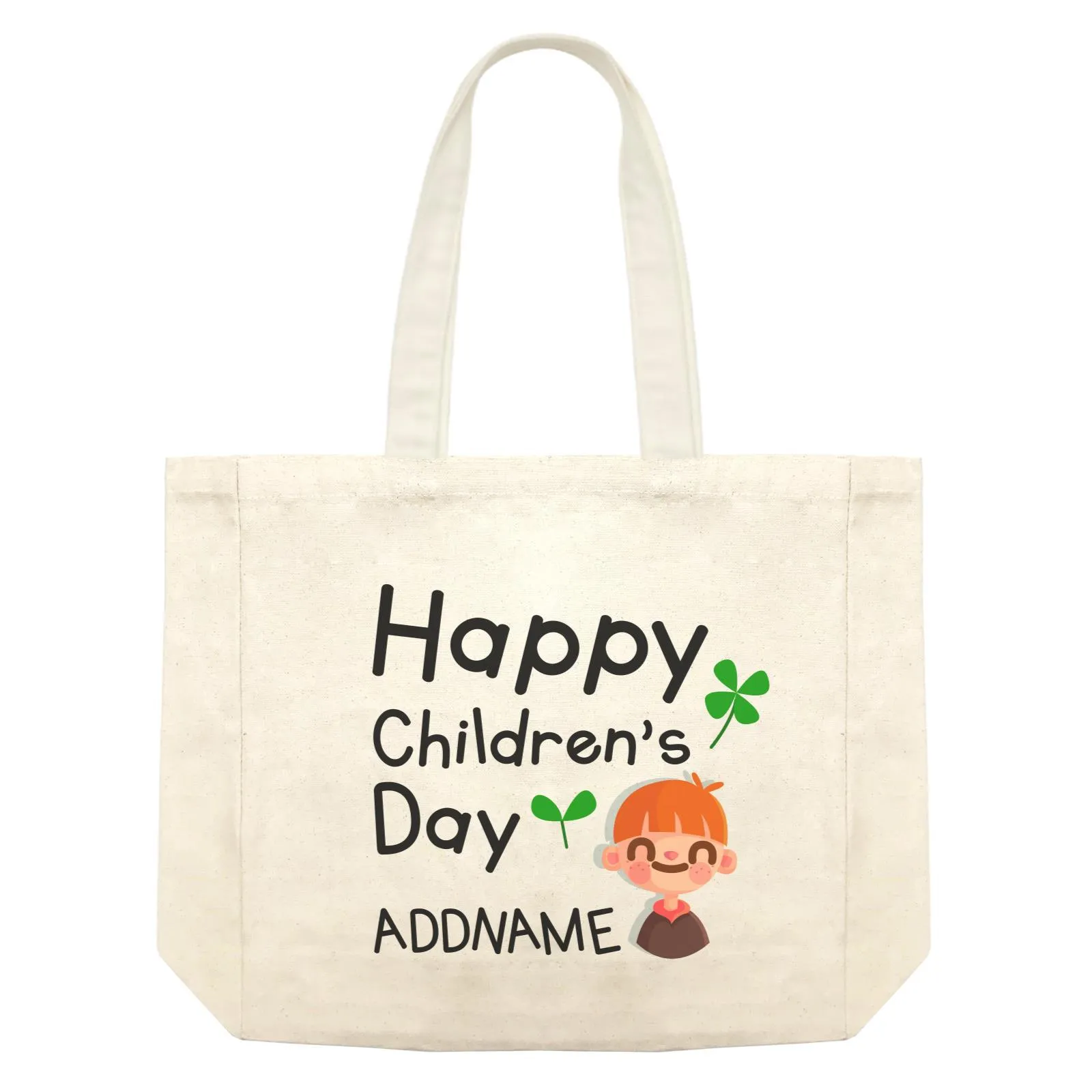 Children's Day Gift Series Happy Children's Day Cute Boy Addname Shopping Bag