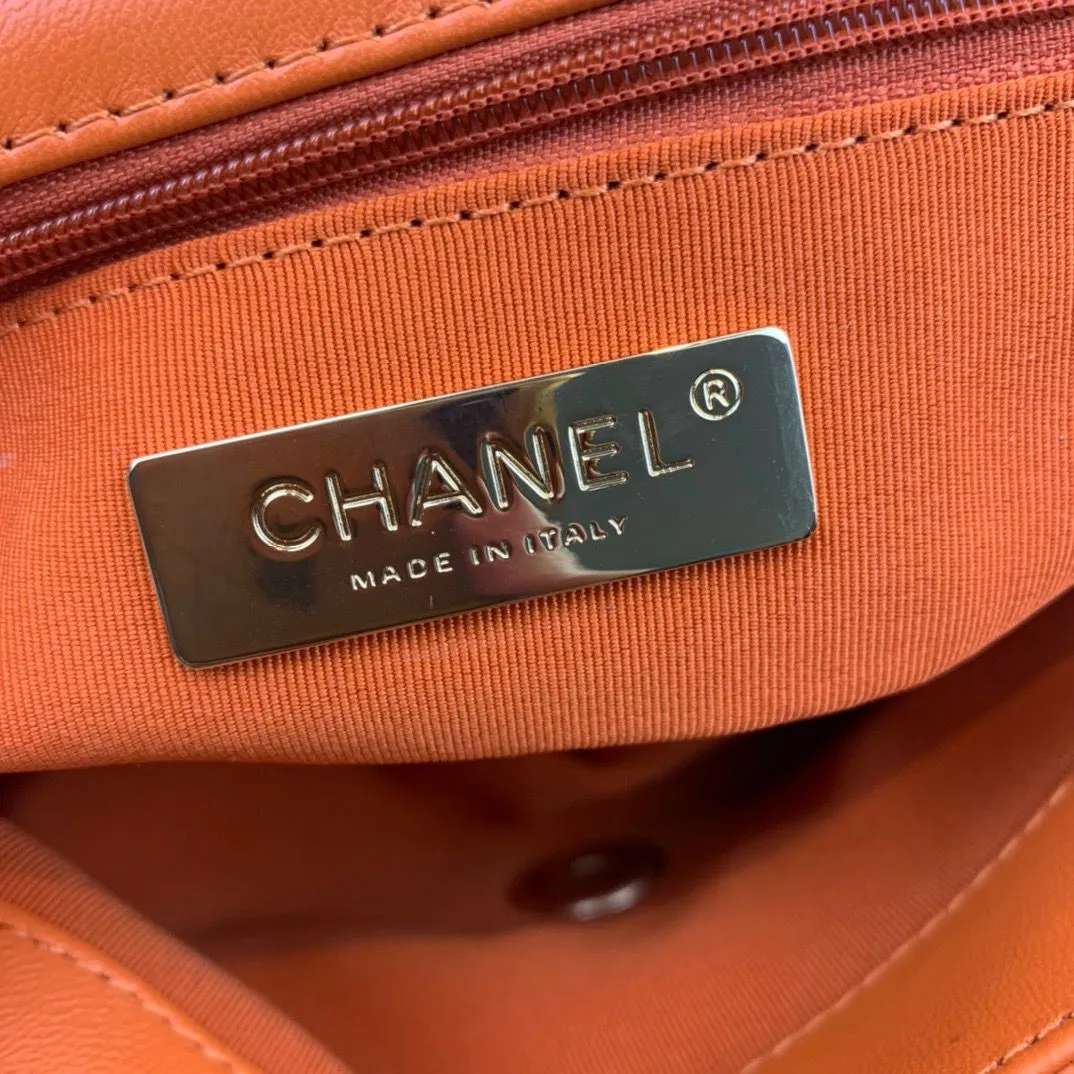 CHL 19 Handbag Orange For Women 10.1in/26cm