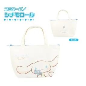 Cinnamoroll Flower Canvas Insulated Lunch Bag