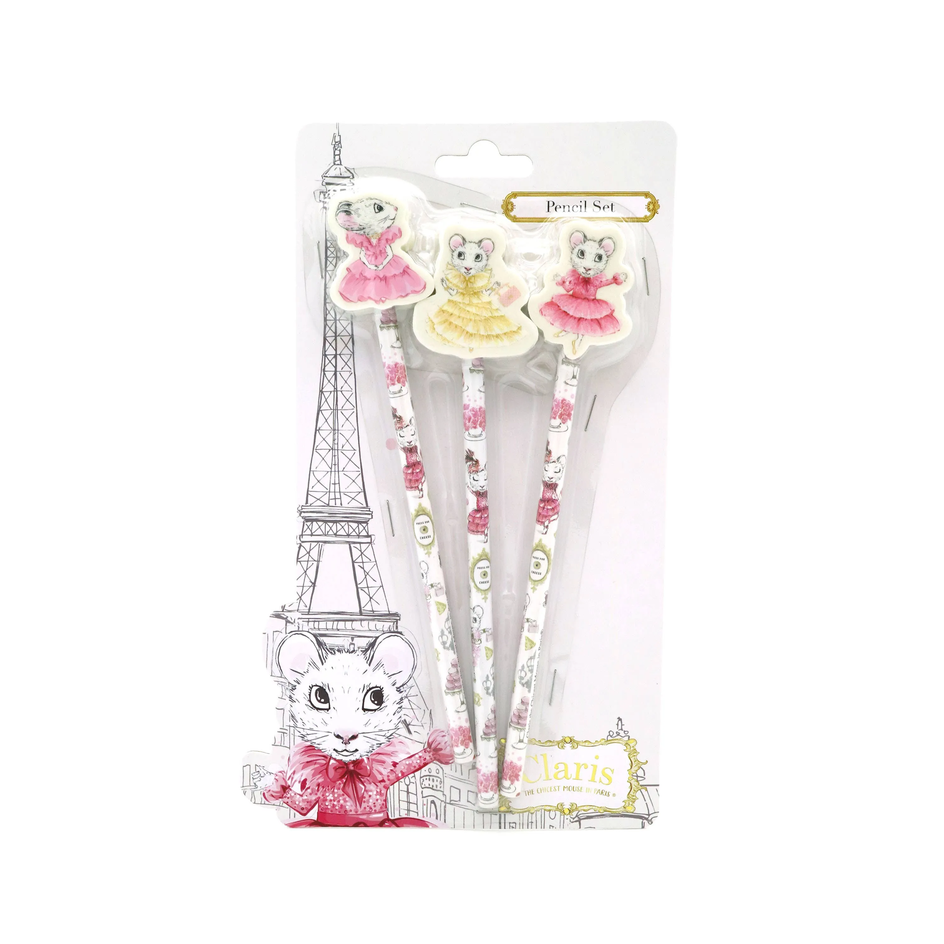 Claris The Chicest Mouse In Paris - Pencil Set