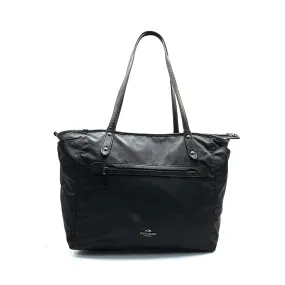 Coach Oversized Shopper Tote Bags Fabric Black Colour For Women