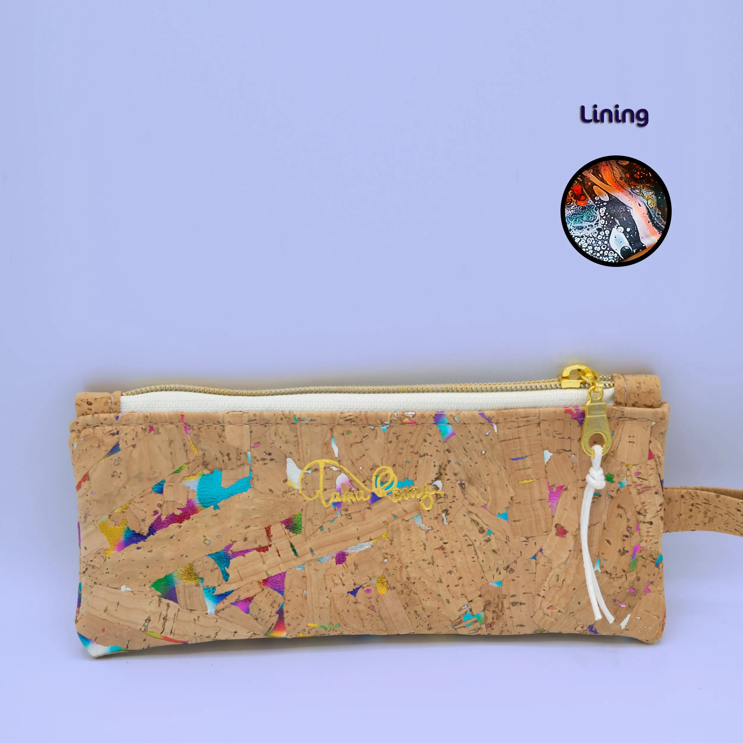 Cork Leather Pencil Case