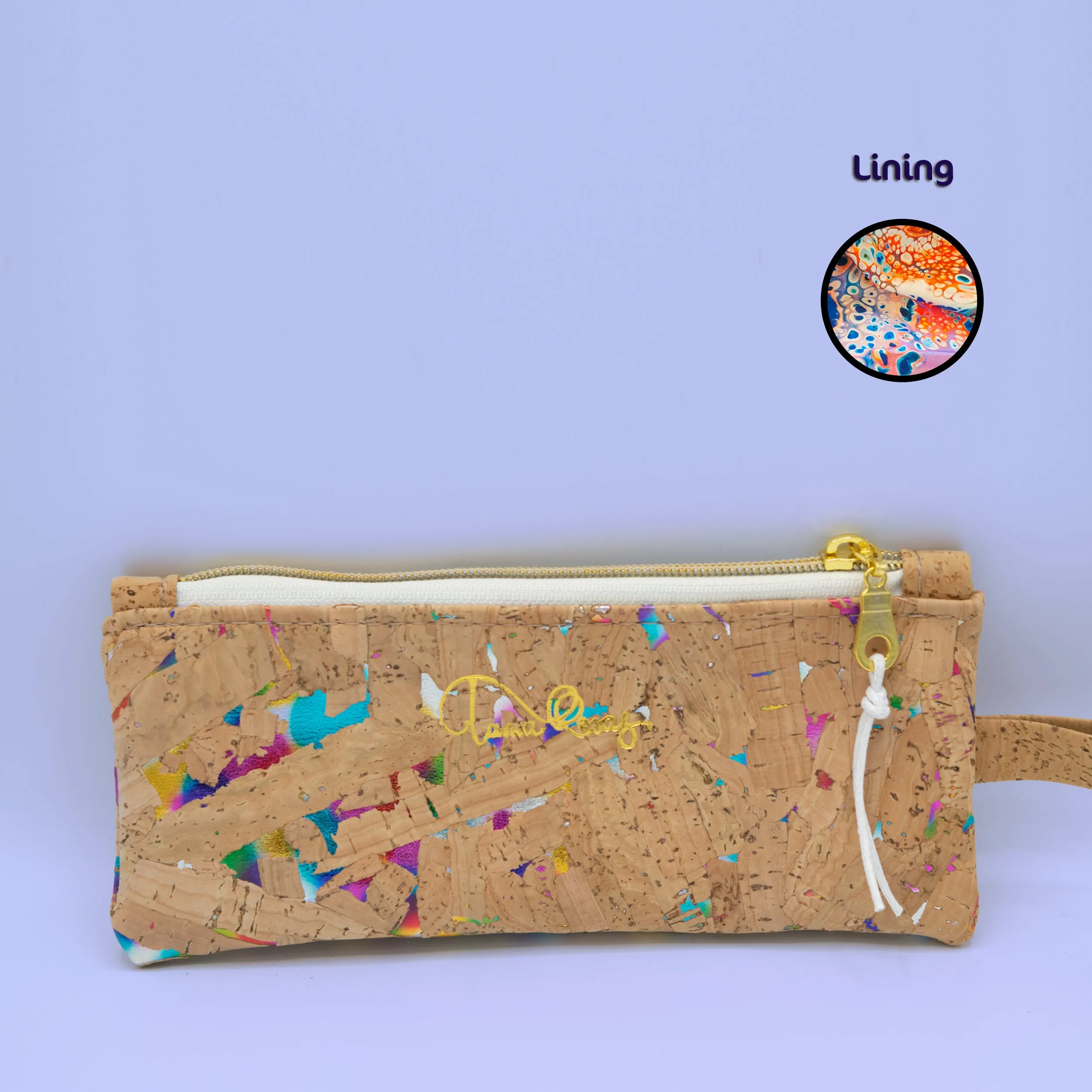 Cork Leather Pencil Case