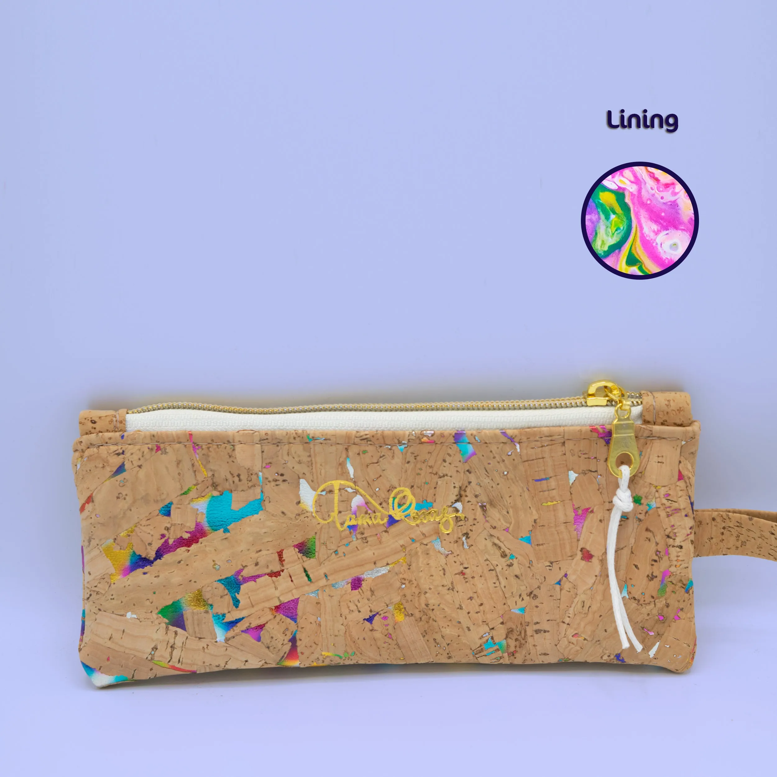 Cork Leather Pencil Case