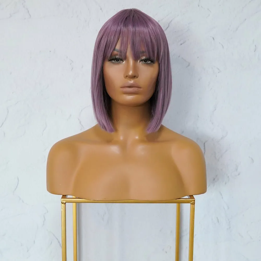 COURTNEY Purple Fringe Wig