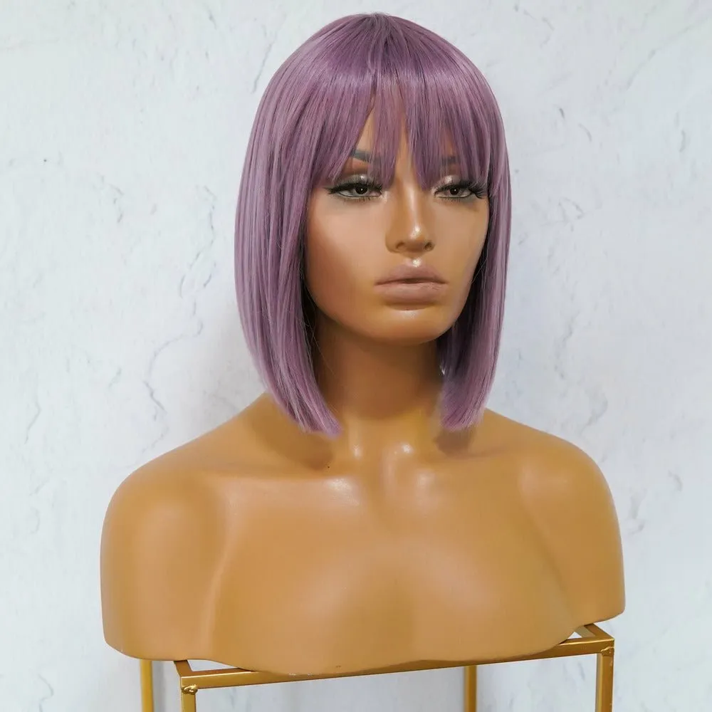 COURTNEY Purple Fringe Wig