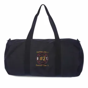 Customized 29L Large Duffel Bag with Maltese Embroidery