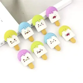 Cute Ice Cream Shape Rubber Pencil Erasers