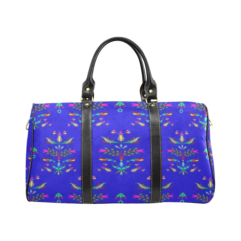 Dakota Damask Blue Waterproof Travel Bag