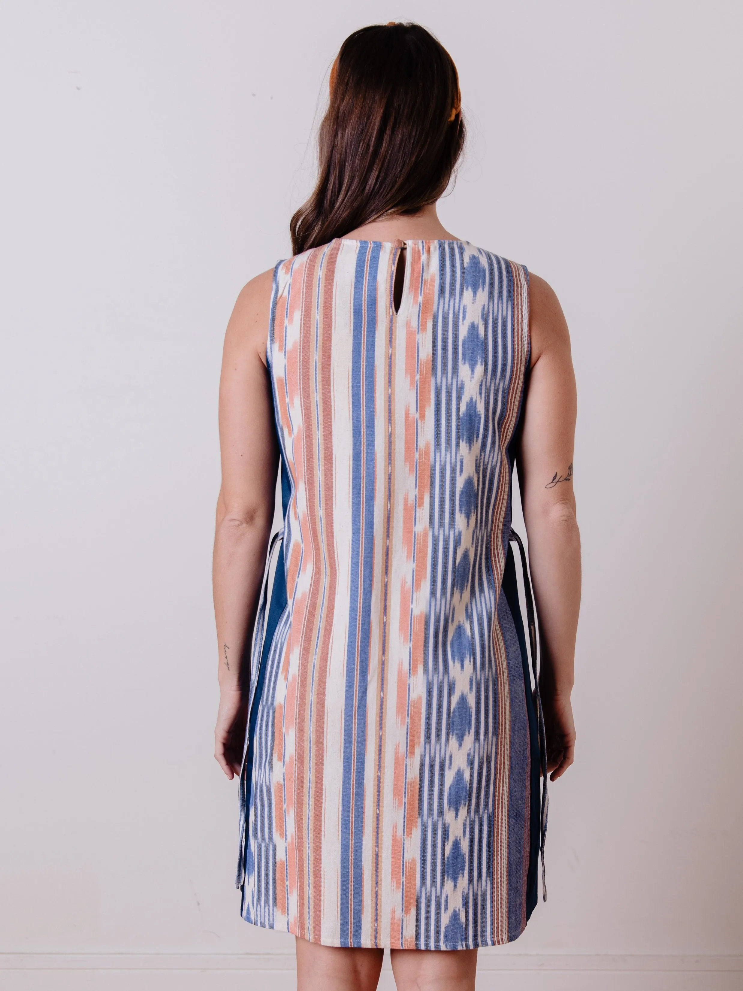 Dakota Dress - Rainbow Ikat