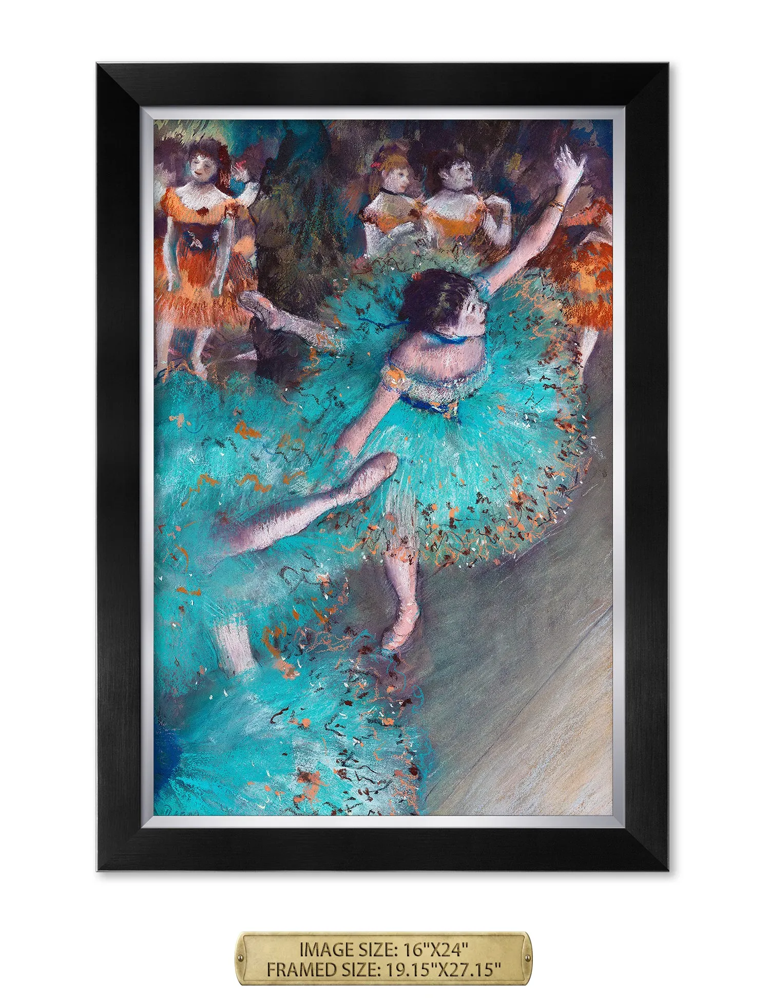 Dancer in Green by Edgar Degas.