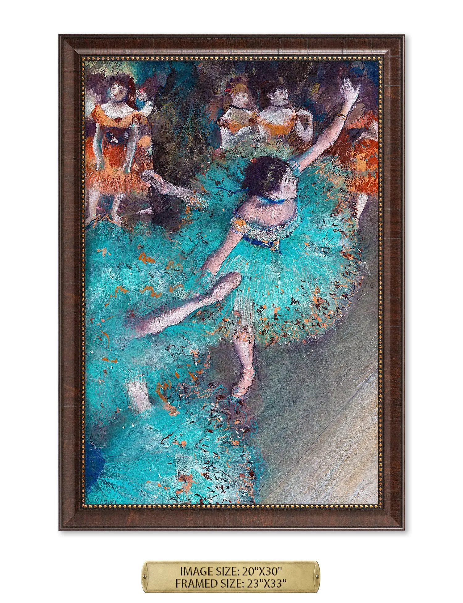 Dancer in Green by Edgar Degas.