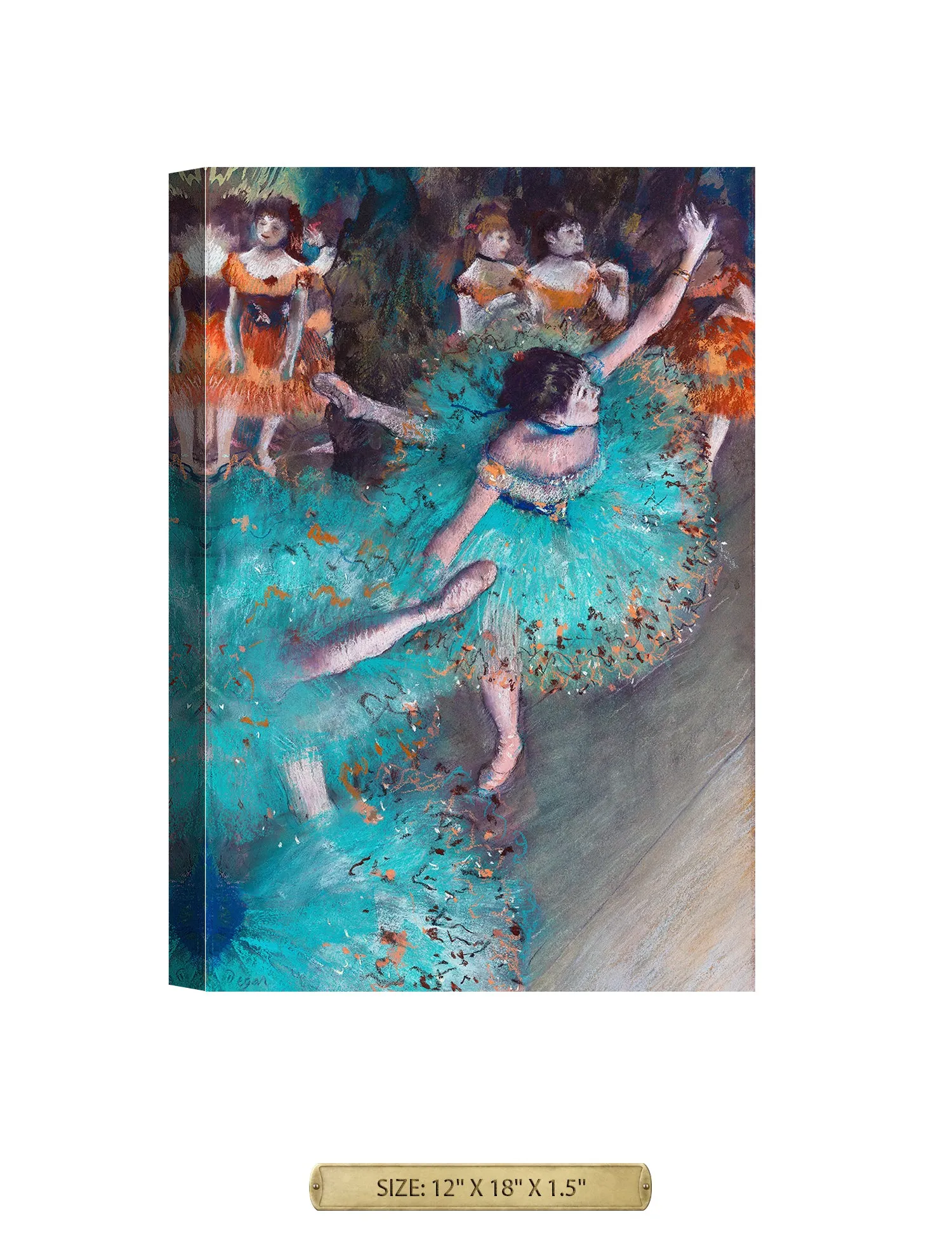 Dancer in Green by Edgar Degas.