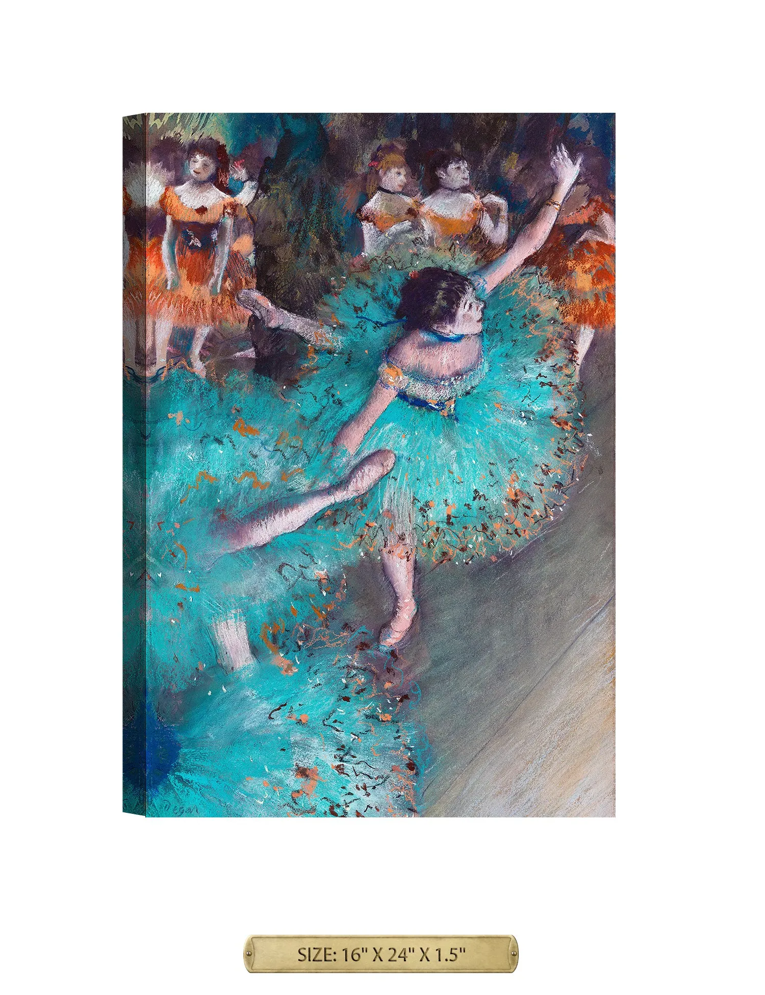 Dancer in Green by Edgar Degas.