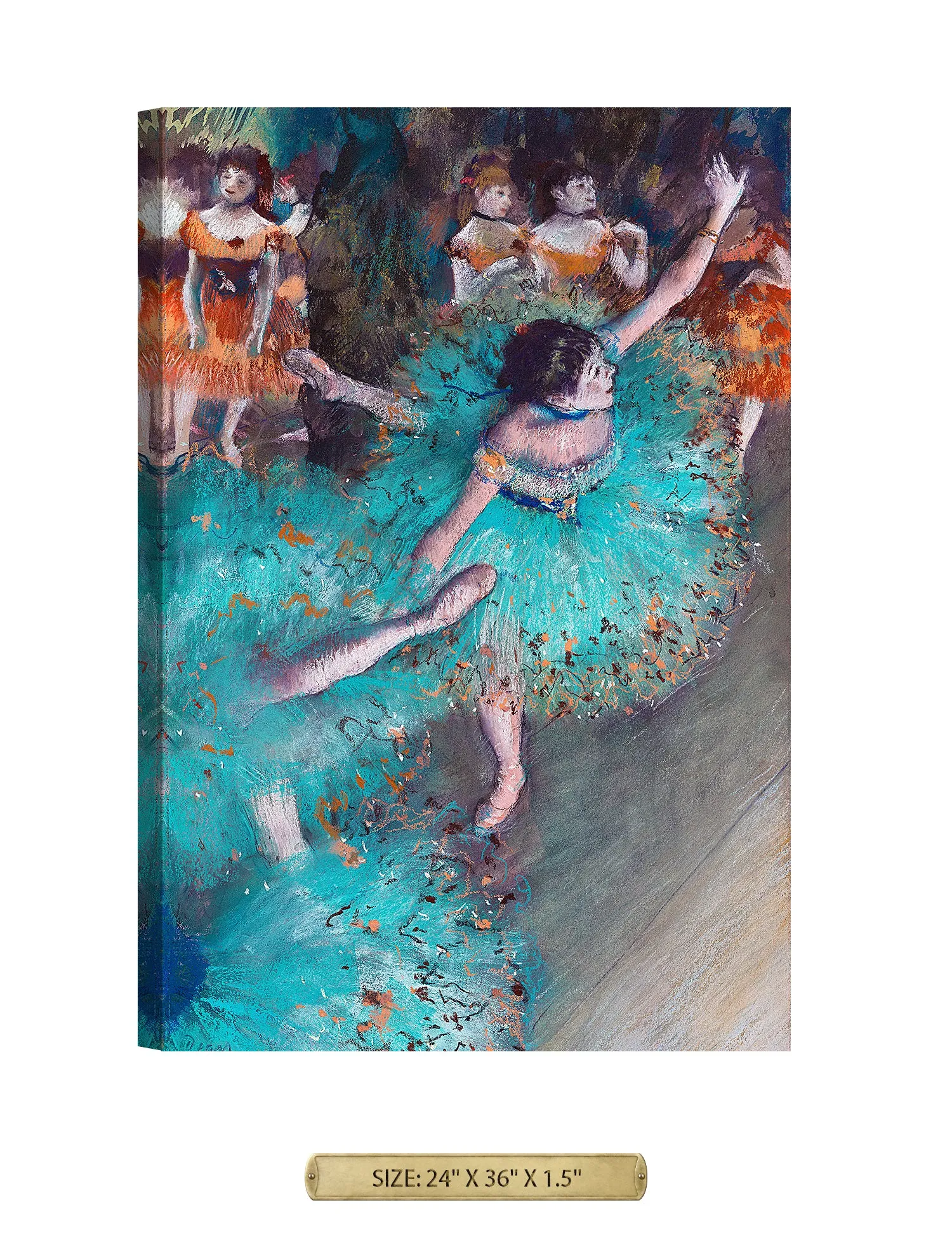 Dancer in Green by Edgar Degas.