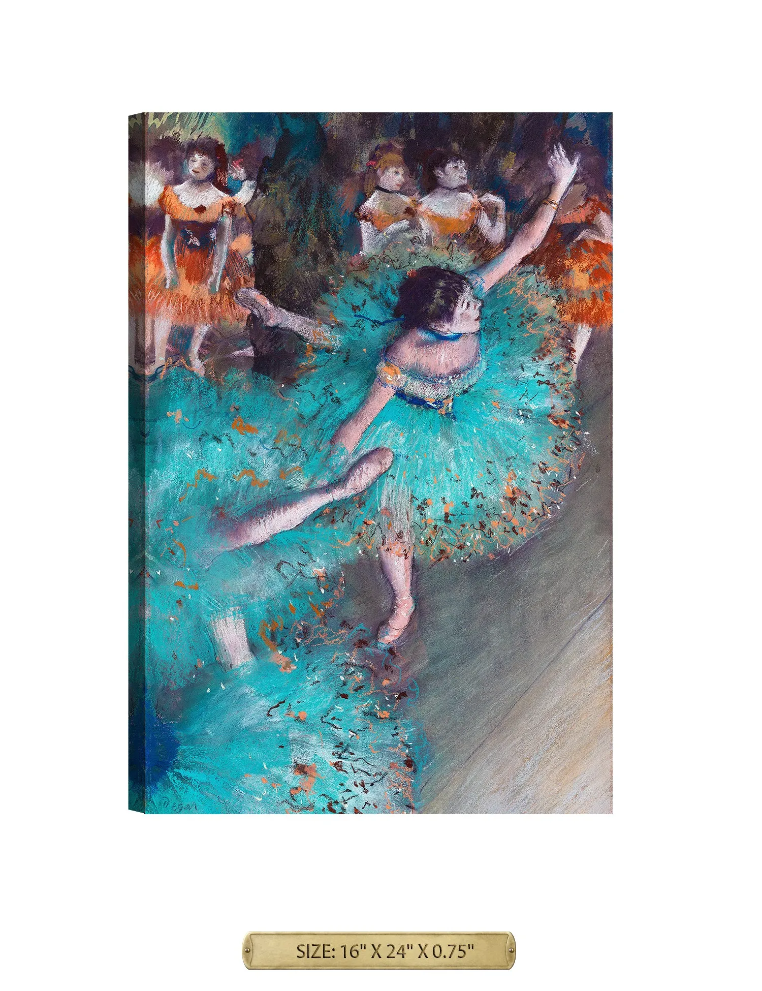 Dancer in Green by Edgar Degas.