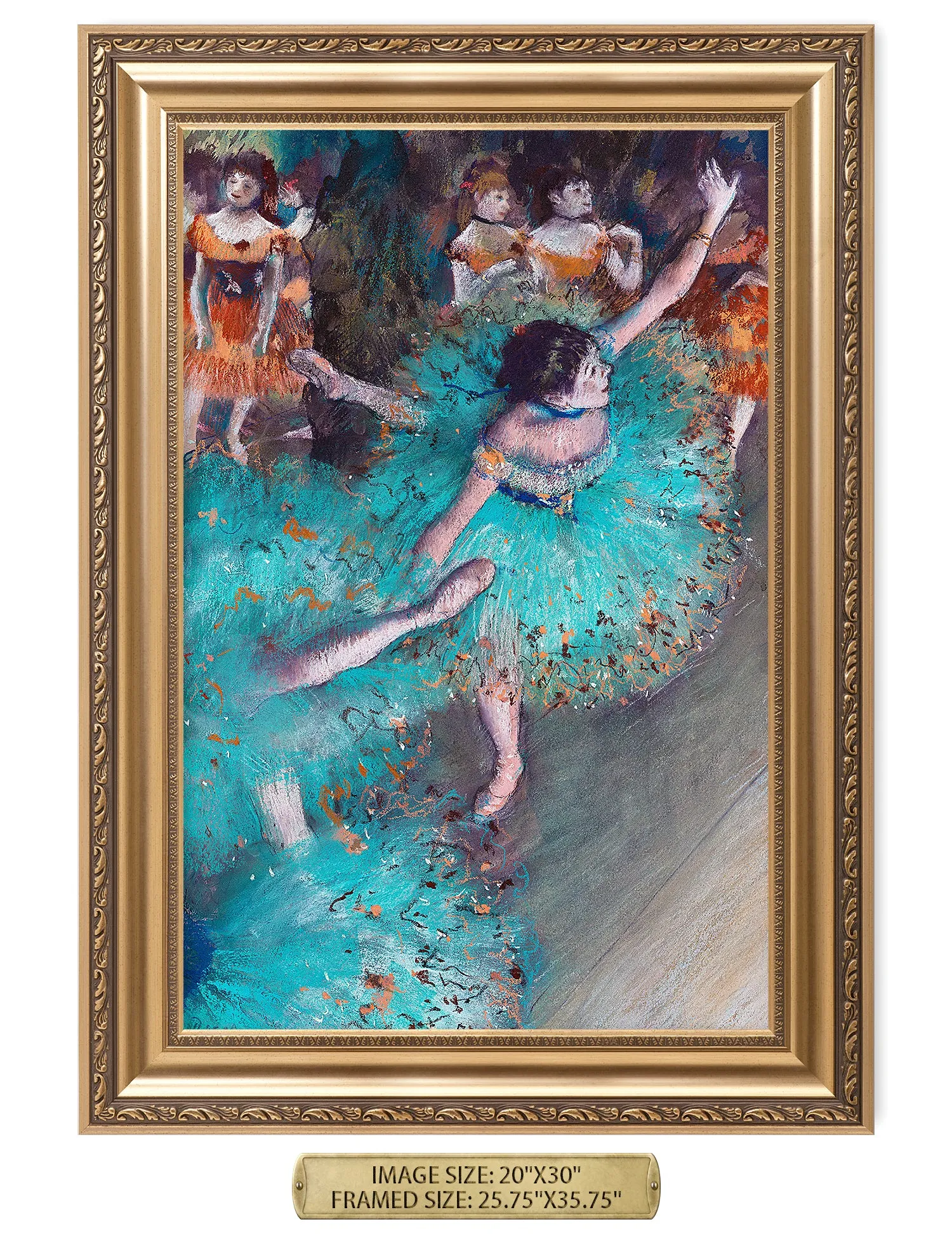 Dancer in Green by Edgar Degas.