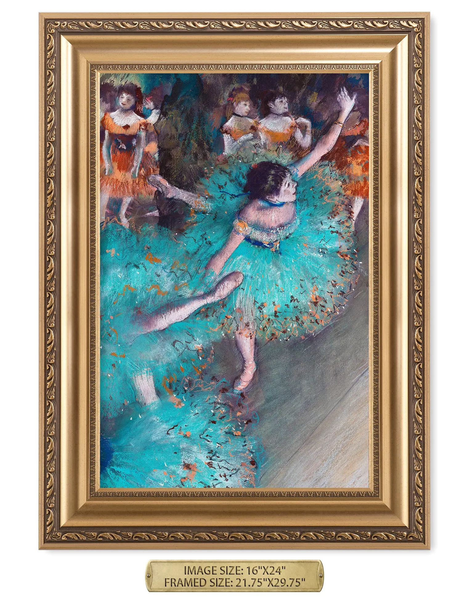 Dancer in Green by Edgar Degas.