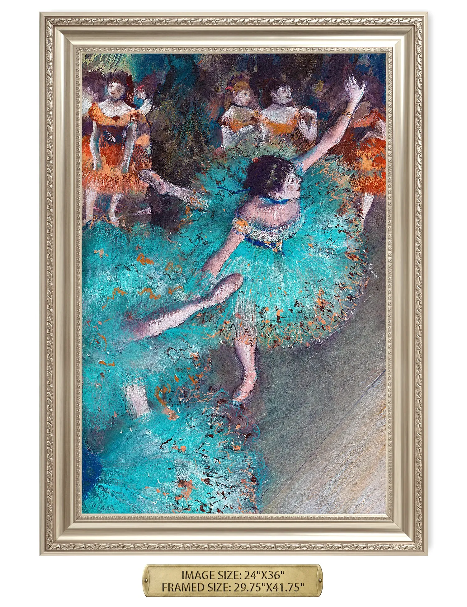 Dancer in Green by Edgar Degas.