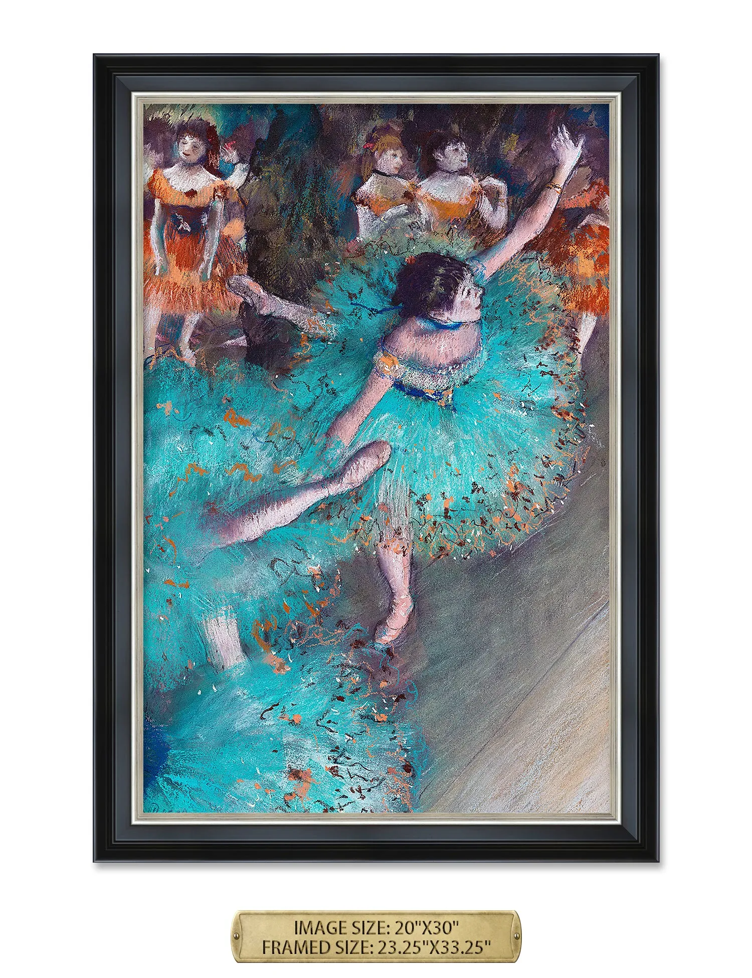 Dancer in Green by Edgar Degas.