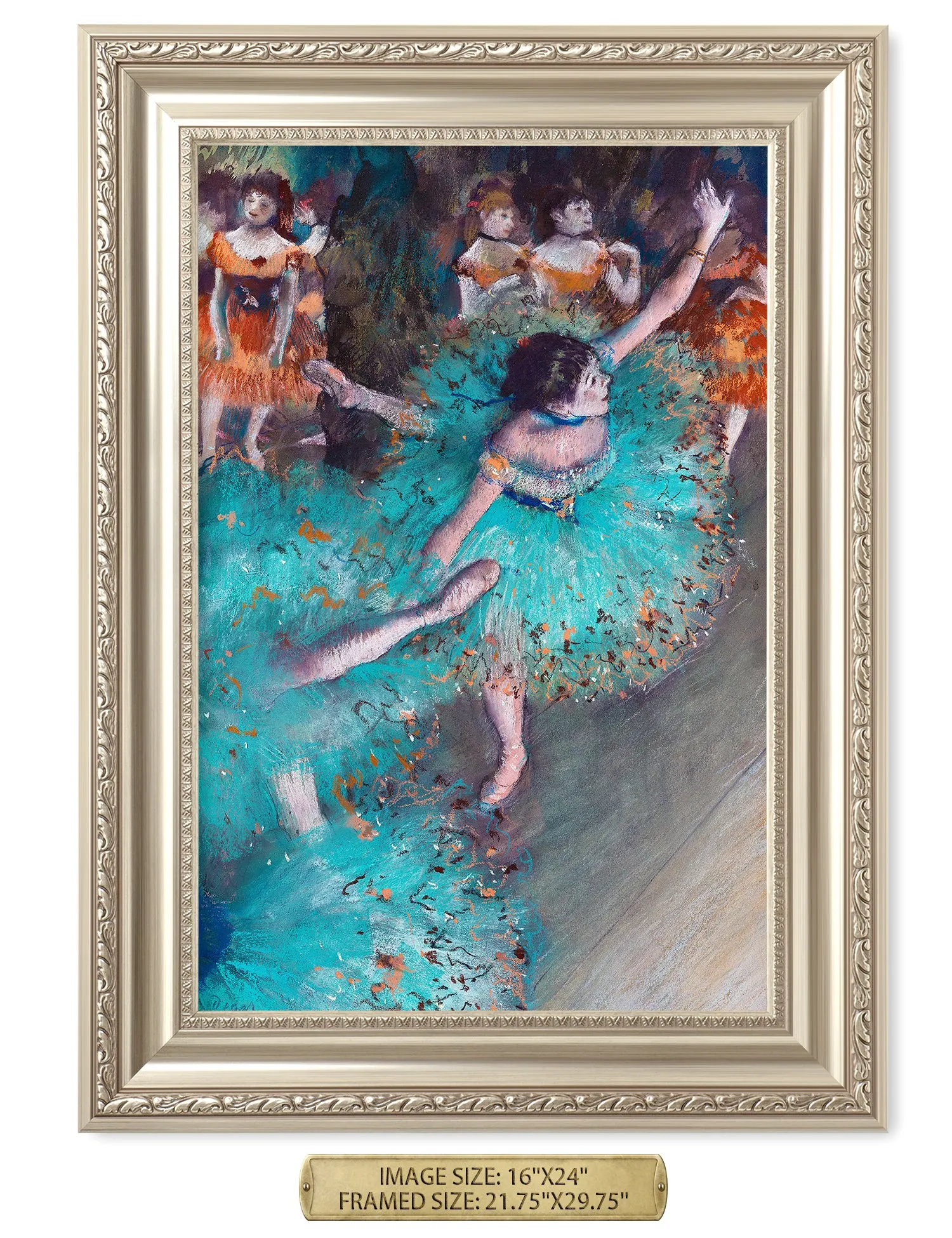 Dancer in Green by Edgar Degas.