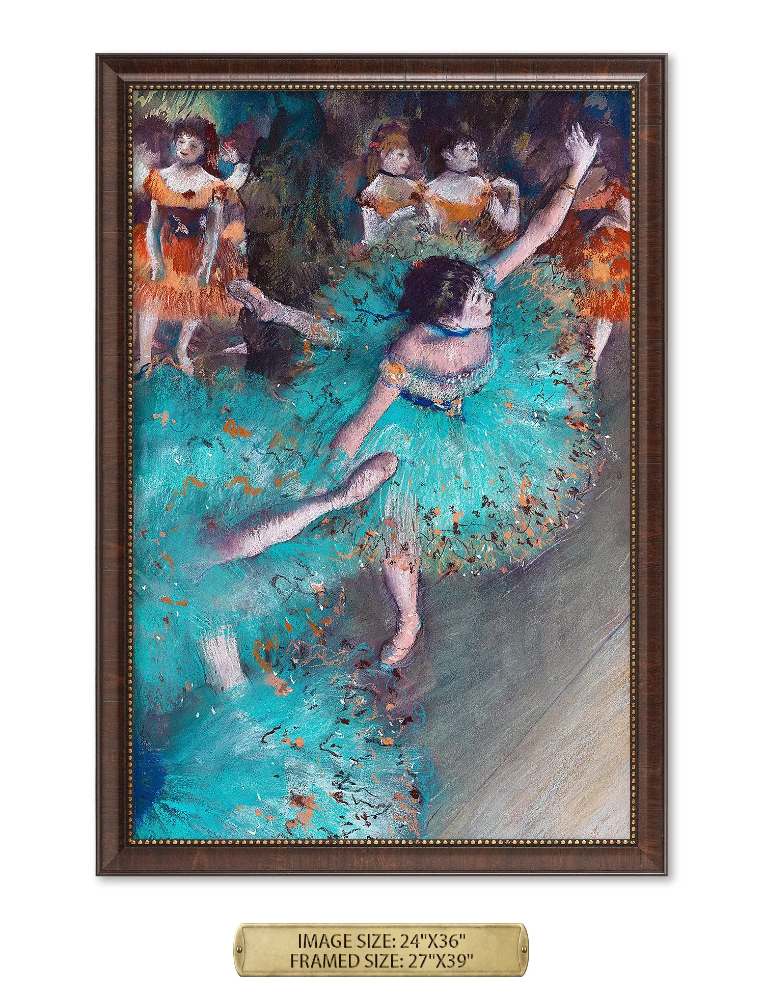 Dancer in Green by Edgar Degas.