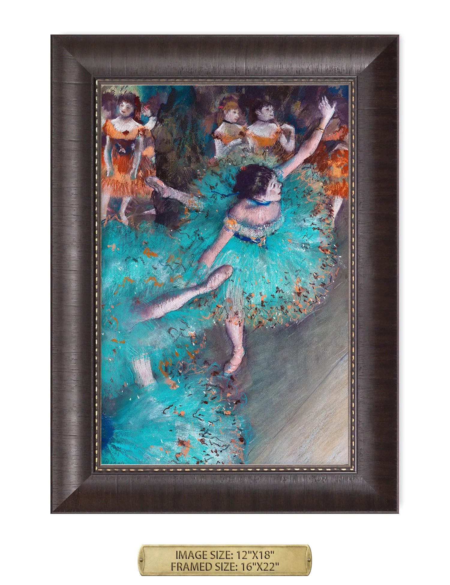 Dancer in Green by Edgar Degas.