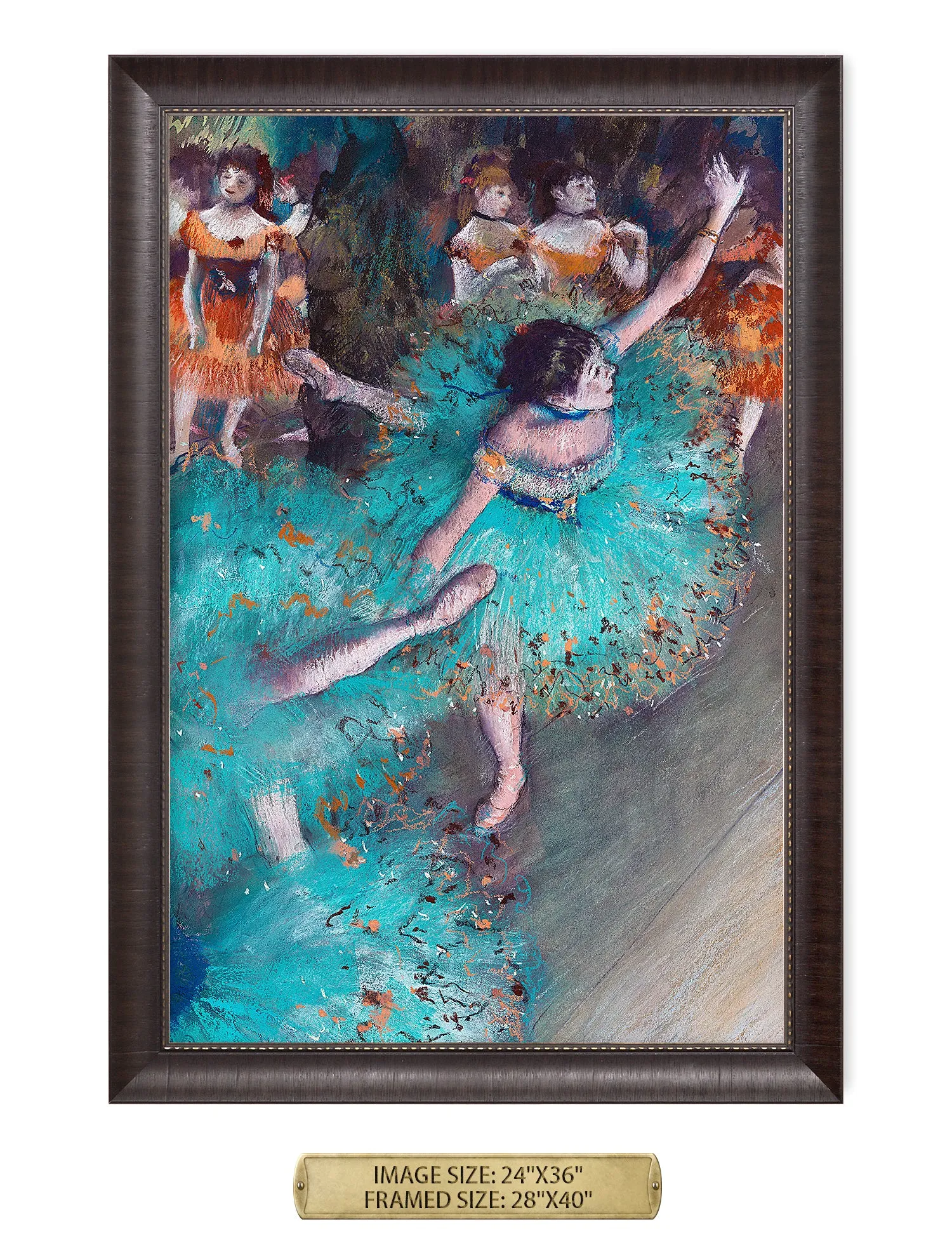 Dancer in Green by Edgar Degas.