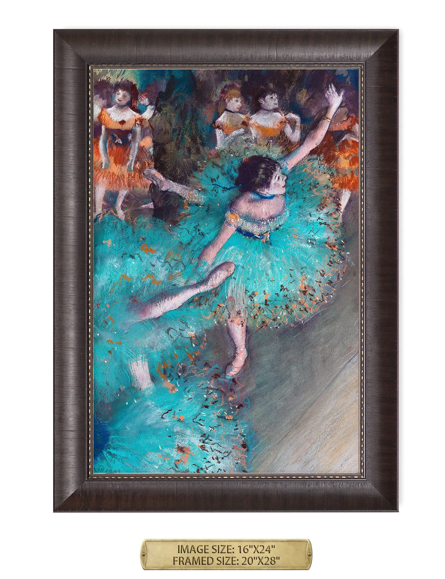 Dancer in Green by Edgar Degas.