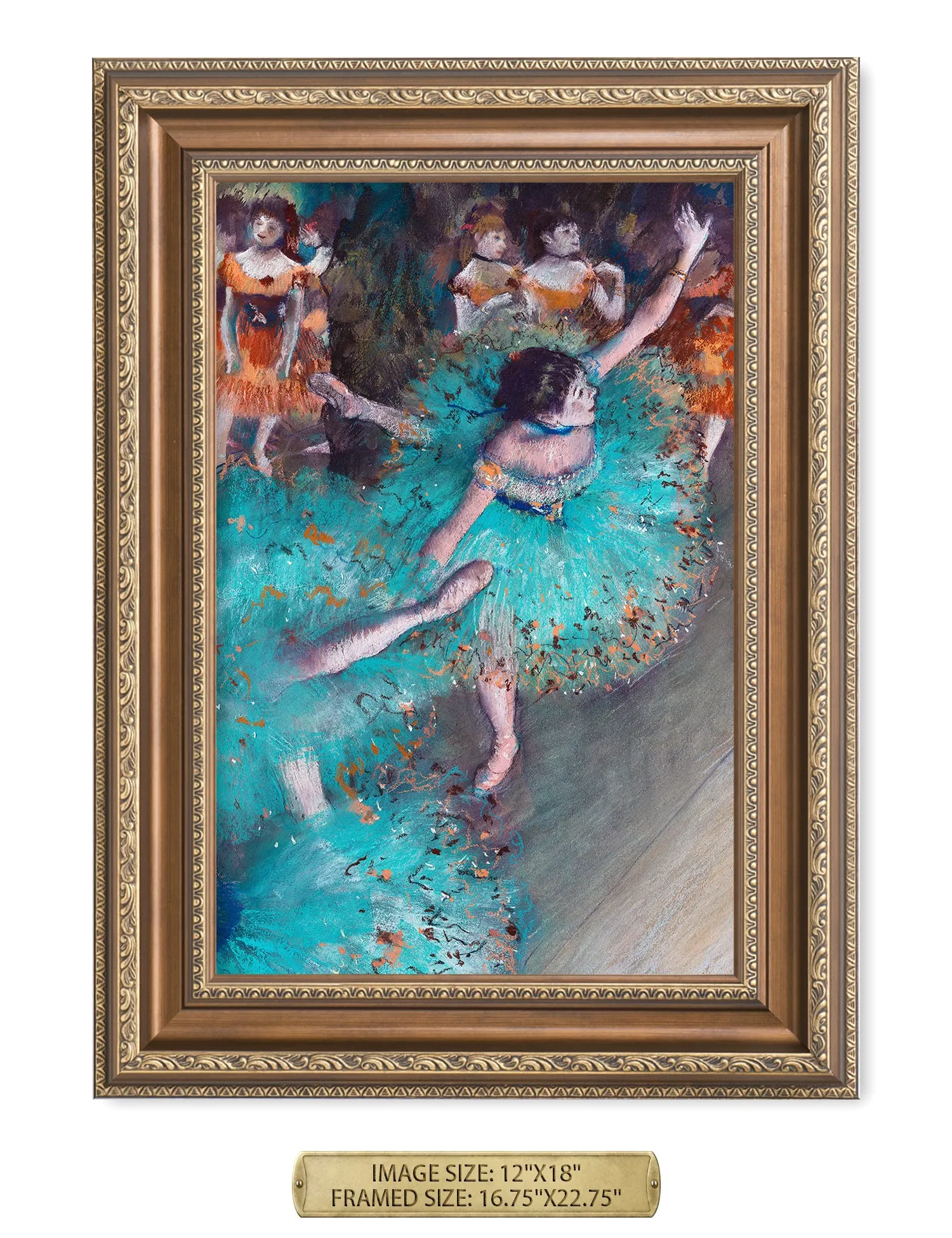 Dancer in Green by Edgar Degas.