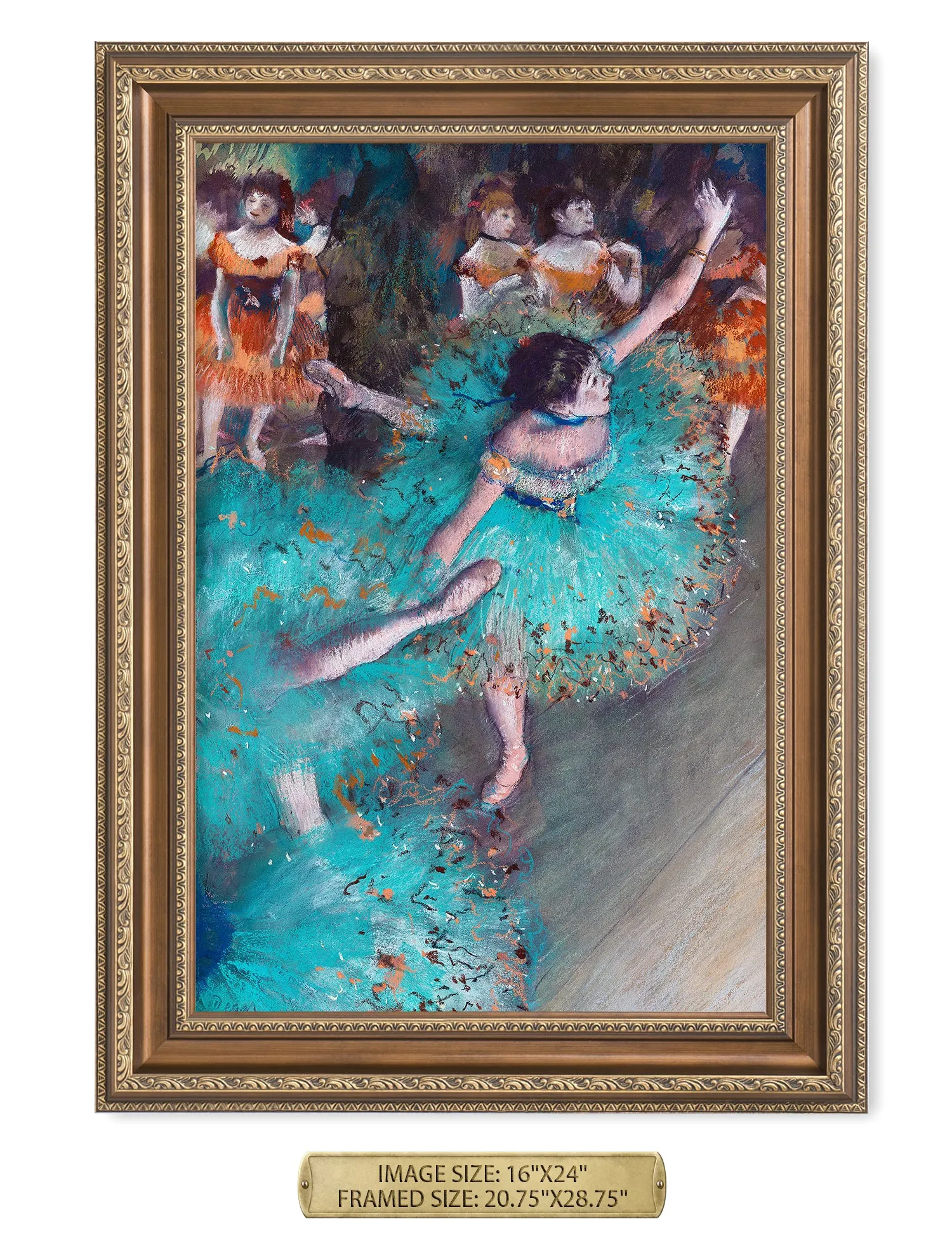 Dancer in Green by Edgar Degas.