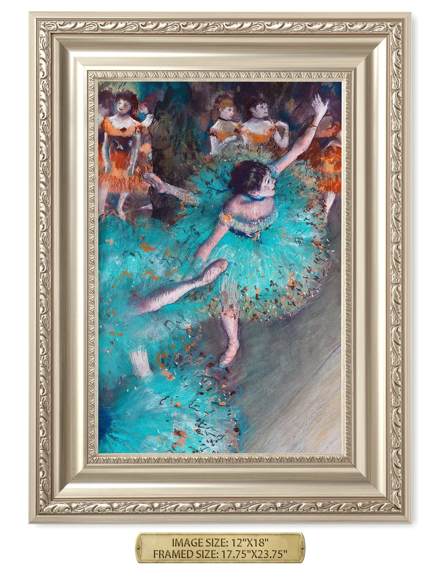 Dancer in Green by Edgar Degas.