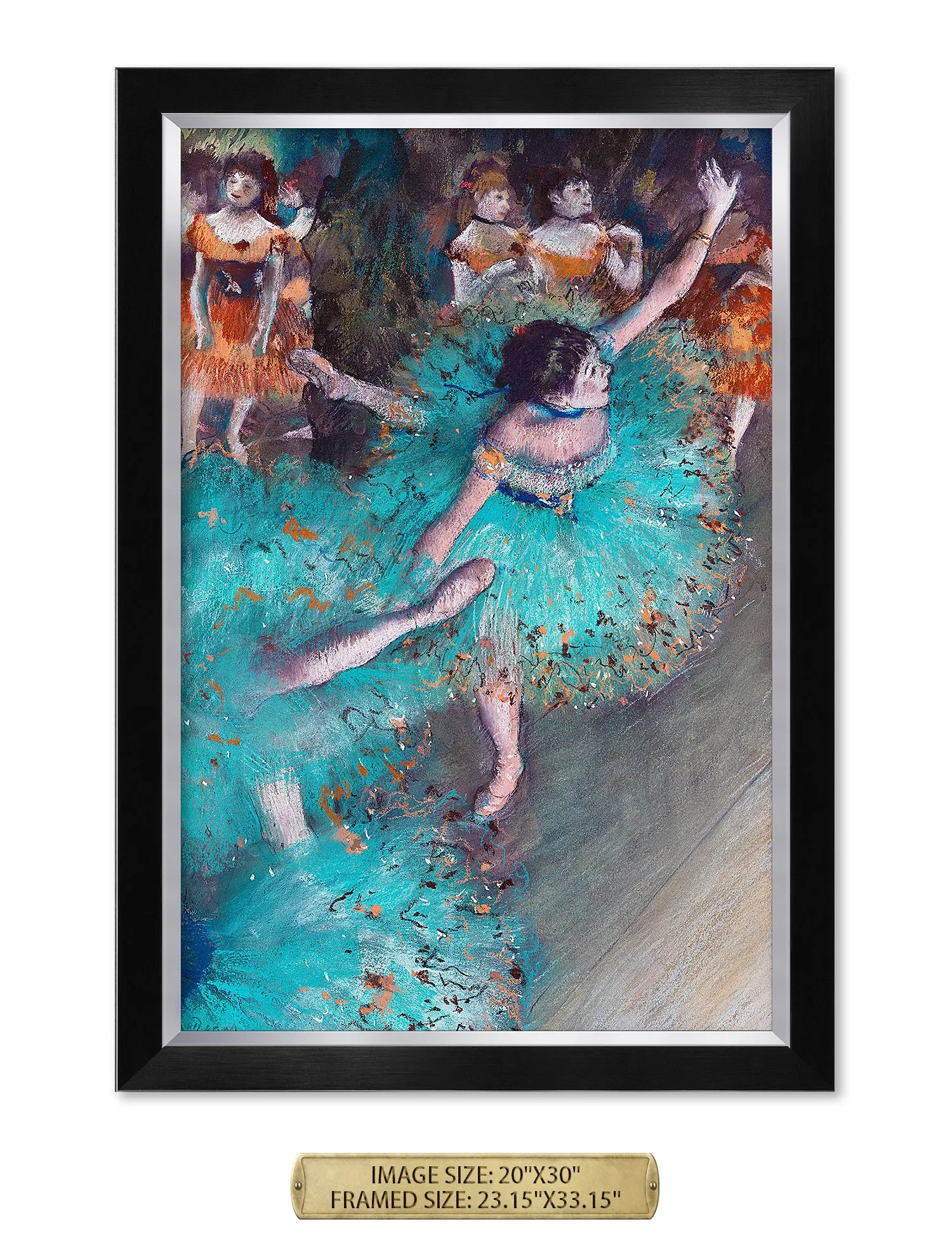 Dancer in Green by Edgar Degas.