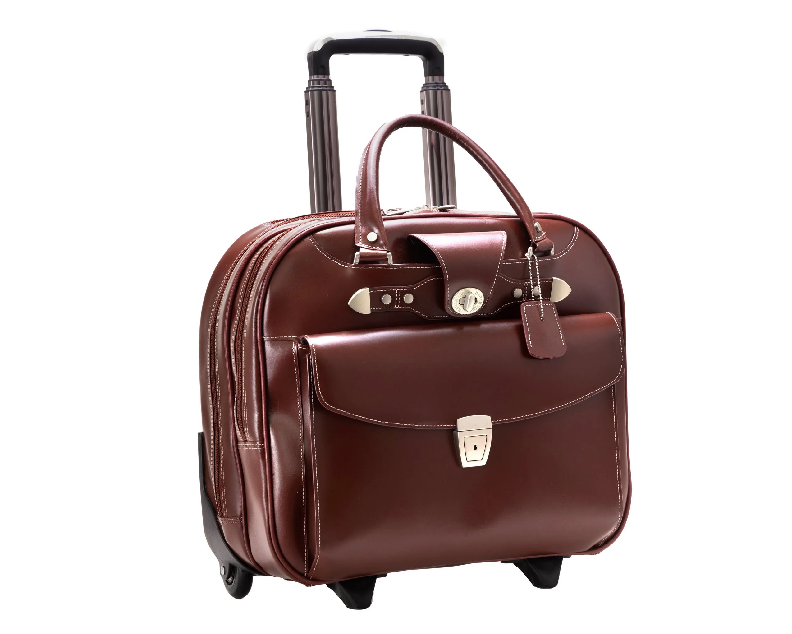 DENALI | Leather Wheeled Ladies Laptop Case