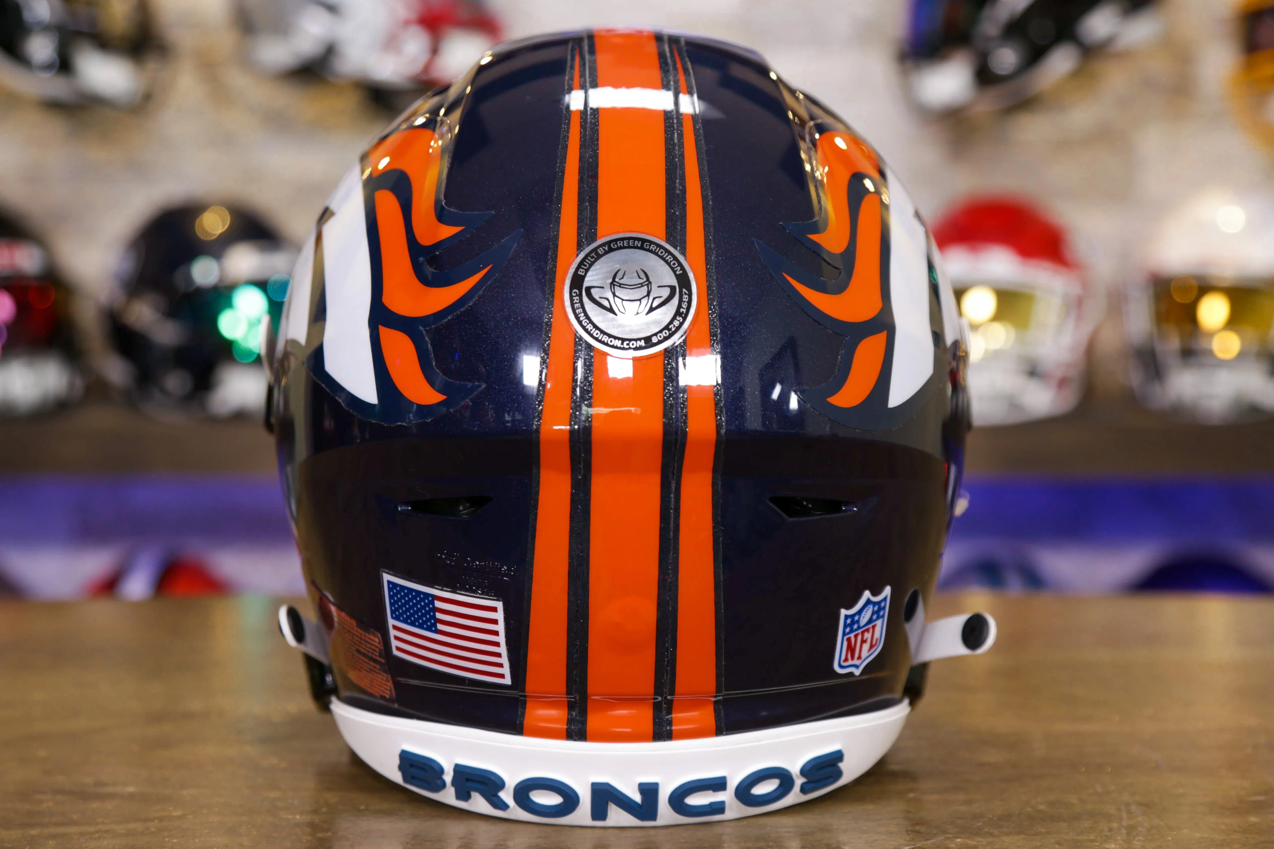 Denver Broncos Riddell SpeedFlex Helmet - GG Edition 00356