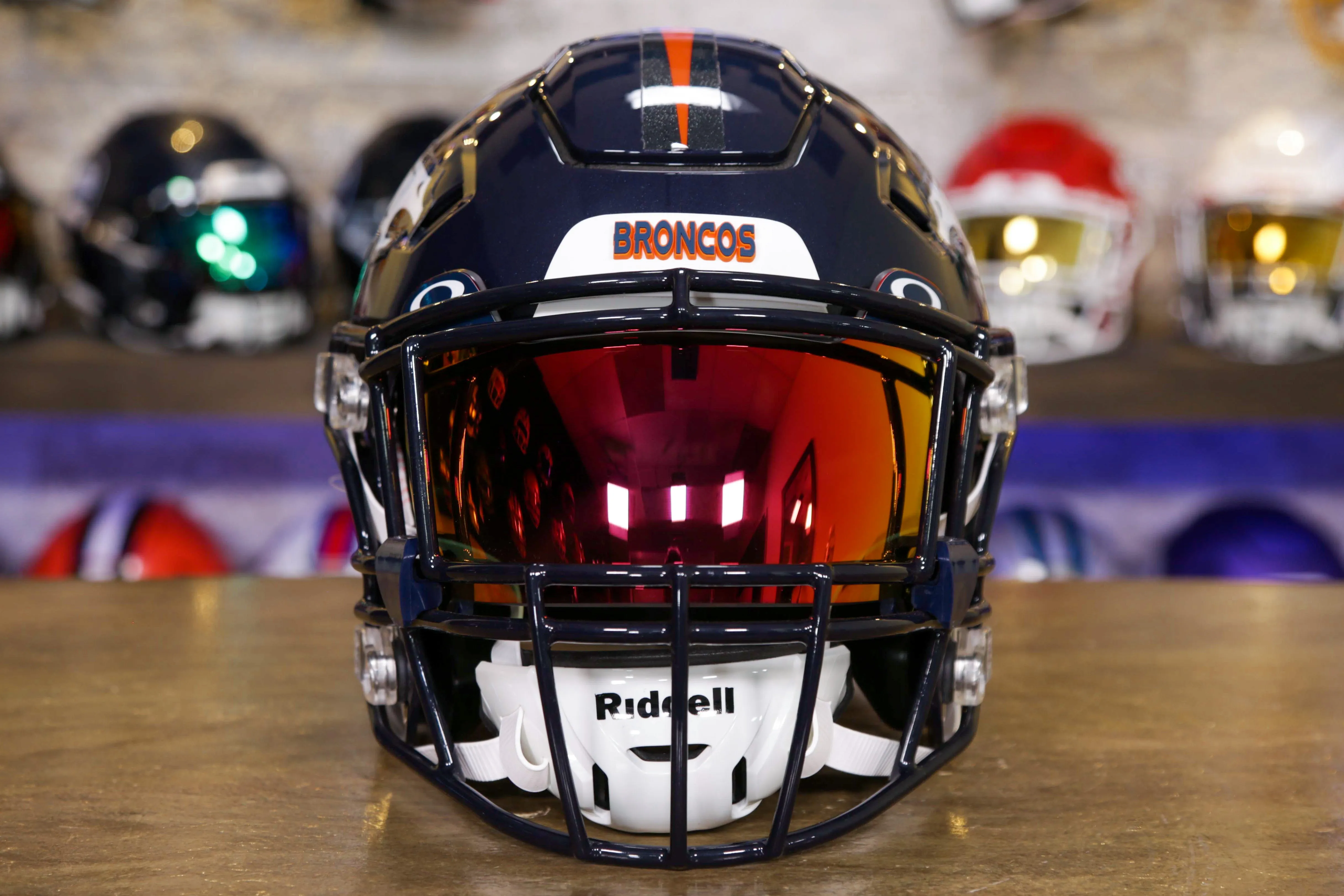 Denver Broncos Riddell SpeedFlex Helmet - GG Edition 00356