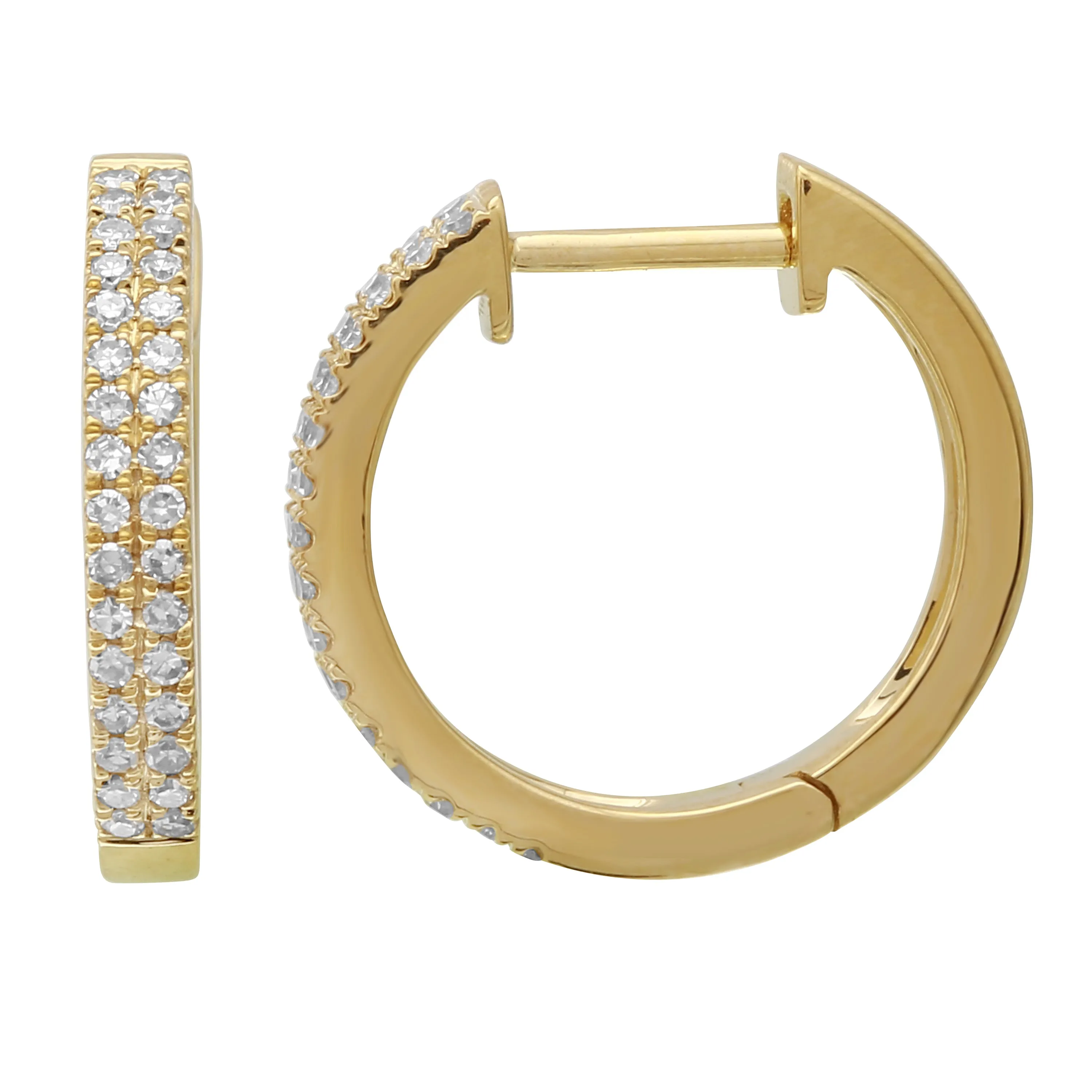 Diamond Hoops, 15mm