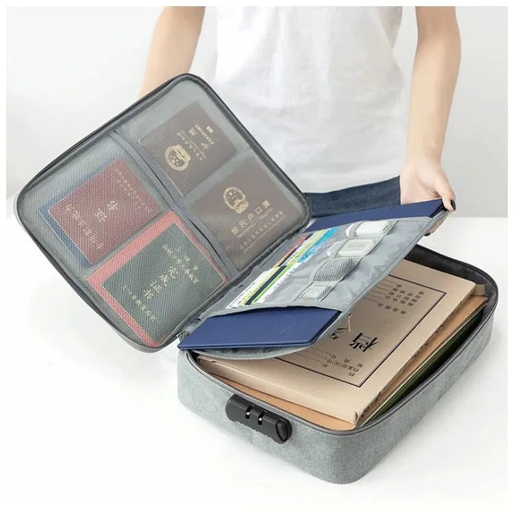 Document Travel Organizer Bag