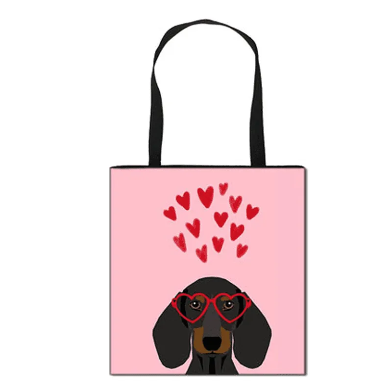 Dog Themed Shopping Totes