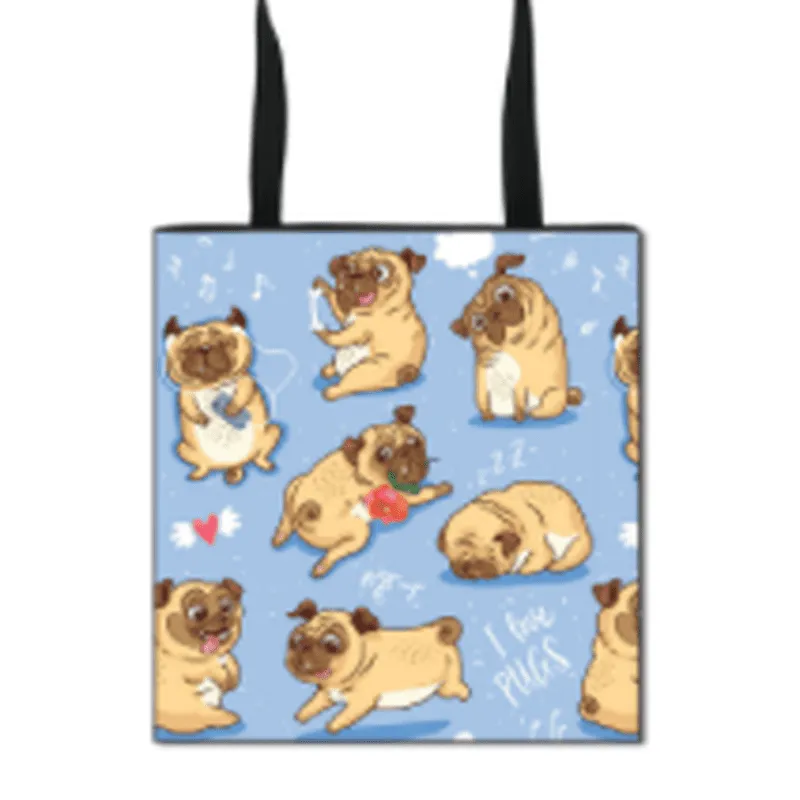 Dog Themed Shopping Totes