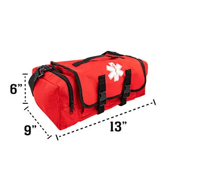 Economic Cab Bag, 13" x 9" x 6", Red