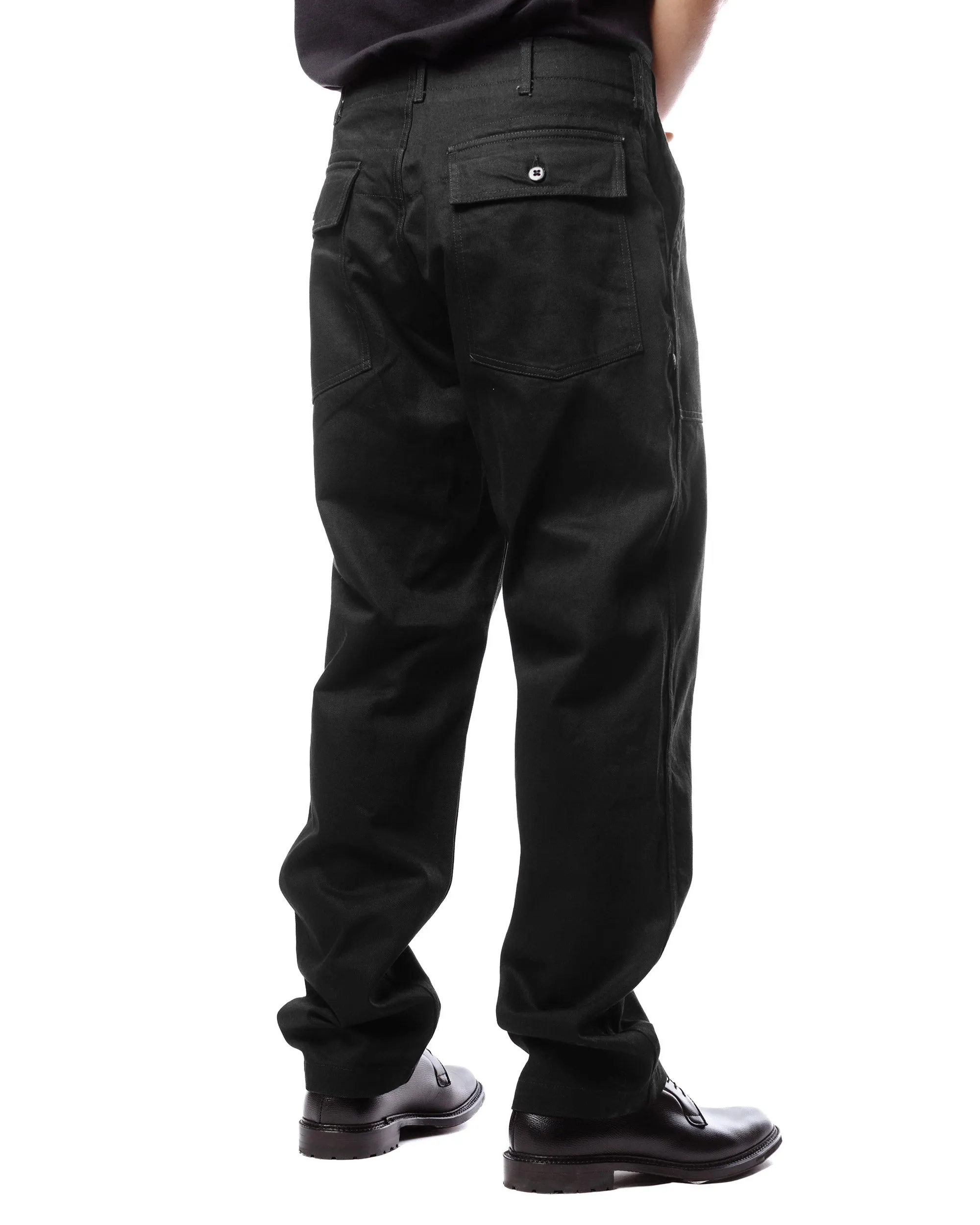 Engineered Garments Fatigue Pant Black Cotton Bull Denim