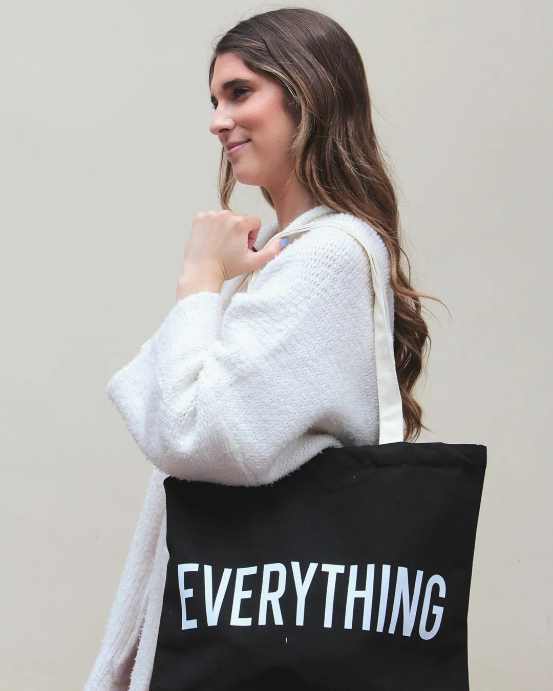 Everything Black Tote Bag