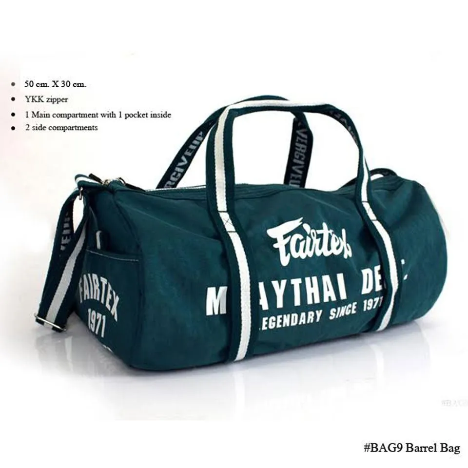 Fairtex BAG9 Retro Style Barrel Bag