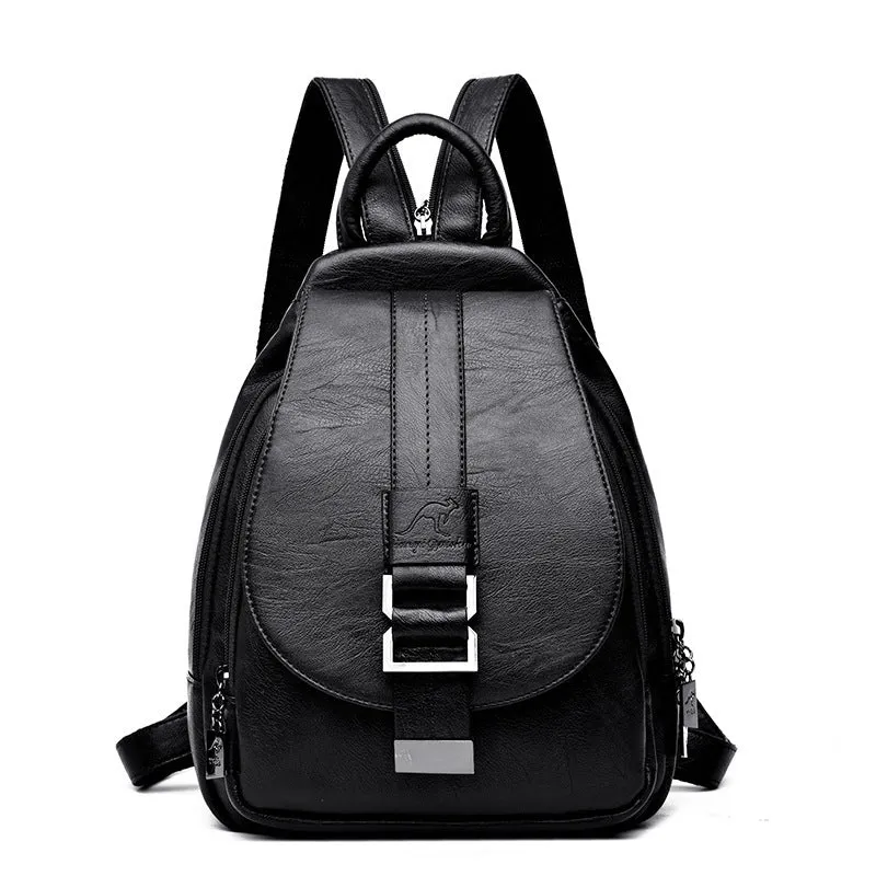 Fashion Backpack Female Student Anti-theft School Bag